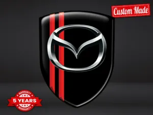 Mazda Gedruckte Logoaufkleber Pro Max Robust Elegant